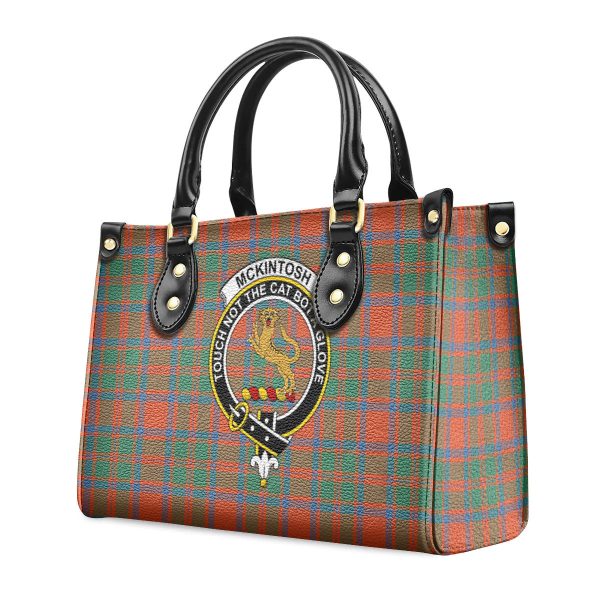 McKintosh Ancient Tartan Crest Leather Handbag Online Sale - Image 3