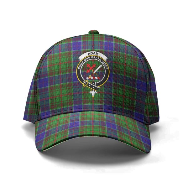 Adam Tartan Crest Classic Cap Fashion