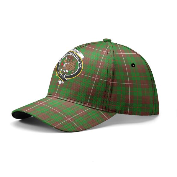 McKinnon Hunting Modern Tartan Crest Classic Cap For Sale - Image 2