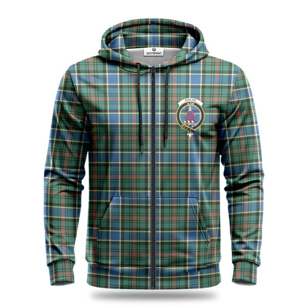 Ogilvie Hunting Ancient Tartan Crest Hoodie Discount - Image 3