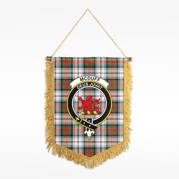 McDuff Dress Ancient Tartan Crest Wall Hanging Banner For Sale
