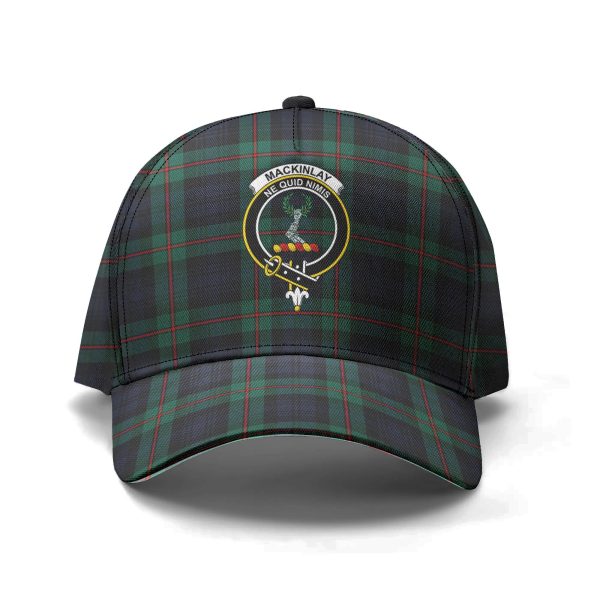 MacKinlay Modern Tartan Crest Classic Cap Fashion