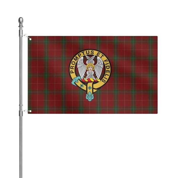 Carruthers Tartan Original Crest House Flag Supply