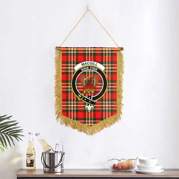 Makgill Tartan Crest Wall Hanging Banner Cheap - Image 2