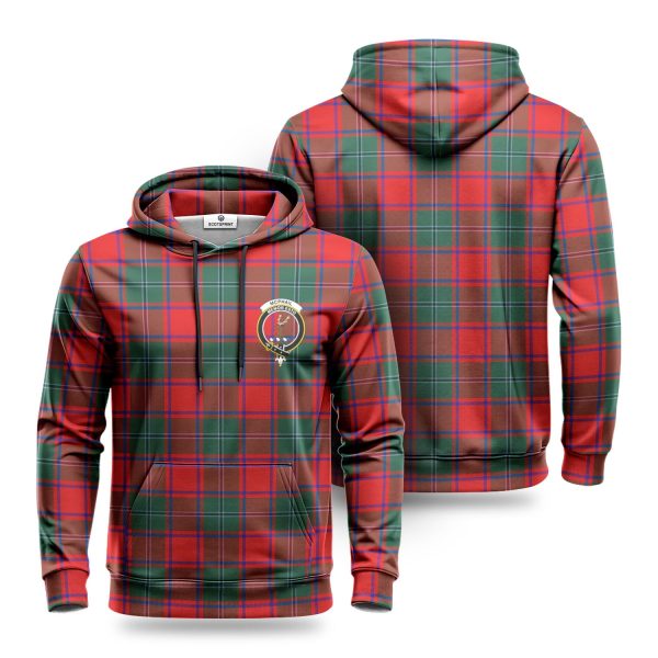 McPhail Clan Tartan Crest Hoodie Cheap