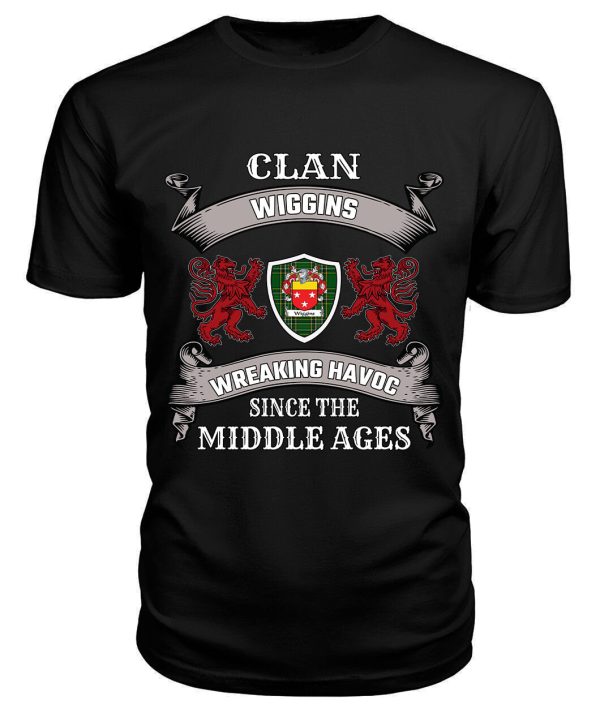 Wiggins Family Tartan - 2D T-shirt Online now