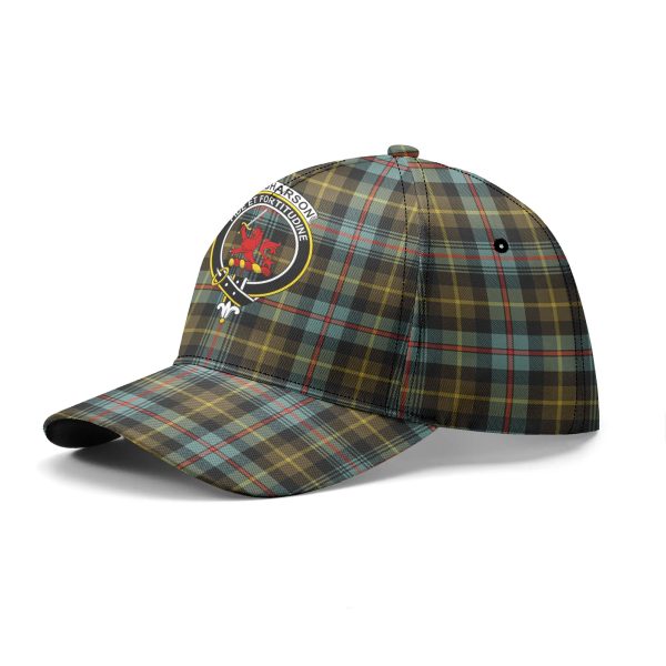 Farquharson Weathered Tartan Crest Classic Cap Sale - Image 2