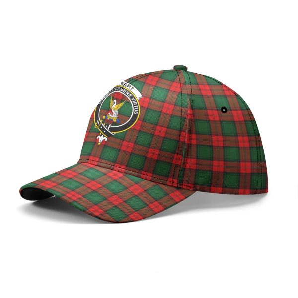 Stewart Atholl Modern Tartan Crest Classic Cap Online now - Image 2