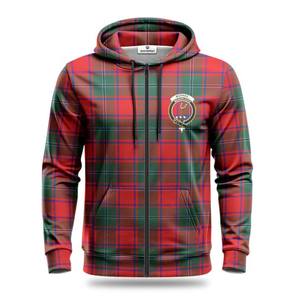 McPhail Clan Tartan Crest Hoodie Cheap - Image 3