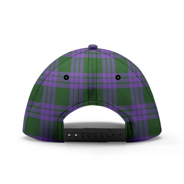Elphinstone Tartan Crest Classic Cap For Sale - Image 5