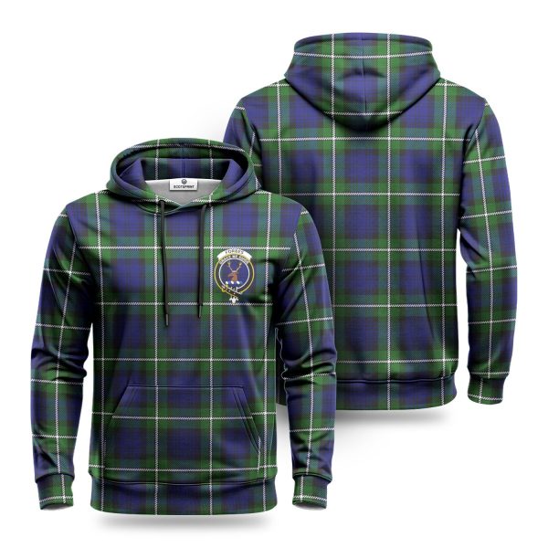 Forbes Modern Tartan Crest Hoodie Hot on Sale