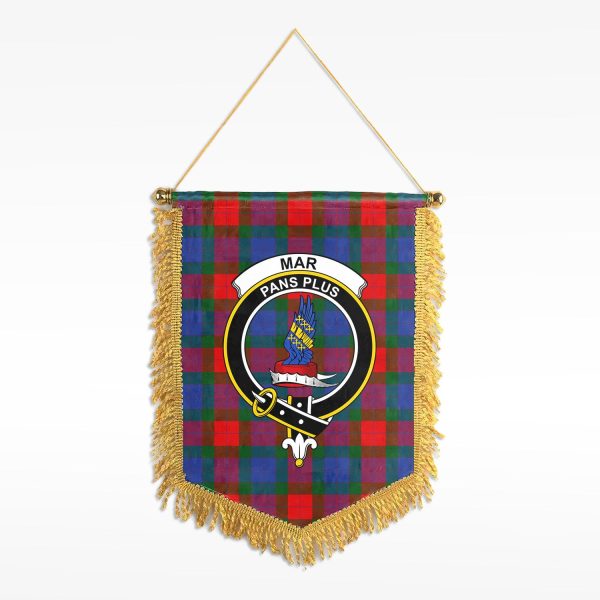 Mar Tartan Crest Wall Hanging Banner Discount