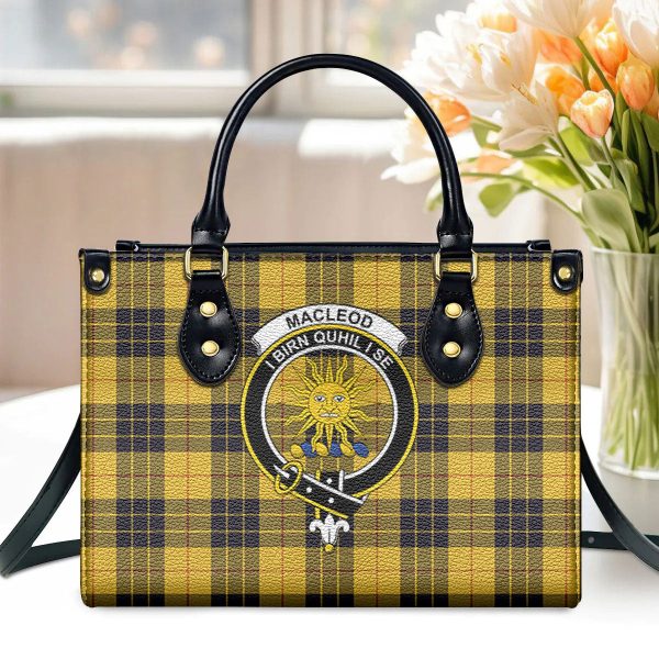 MacLeod of Lewis Ancient Tartan Crest Leather Handbag Sale