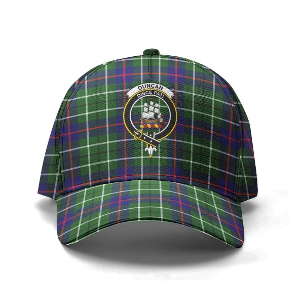 Duncan Modern Tartan Crest Classic Cap Discount