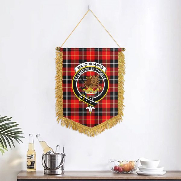 Majoribanks Tartan Crest Wall Hanging Banner For Sale - Image 2