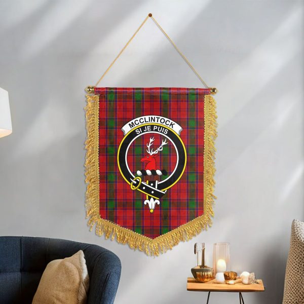 McClintock Tartan Crest Wall Hanging Banner Online Sale - Image 3