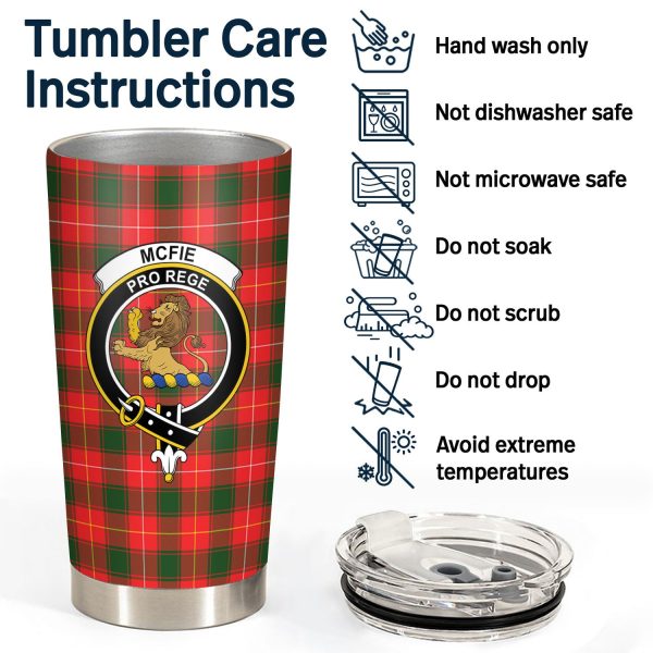 McFie Tartan Crest Tumbler For Discount - Image 4
