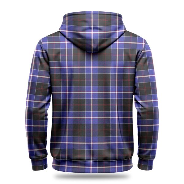 Dunlop Modern Tartan Crest Hoodie For Cheap - Image 4