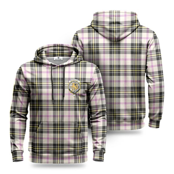 McPherson Dress Ancient Tartan Crest Hoodie For Sale