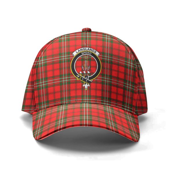 Langlands Tartan Crest Classic Cap on Sale
