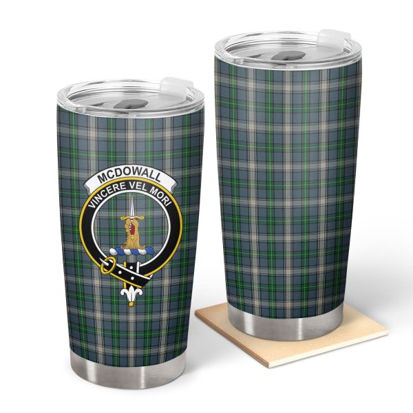 McDowall Tartan Crest Tumbler Hot on Sale