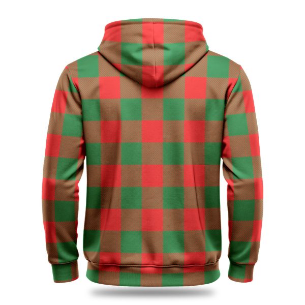 Moncrief Tartan Crest Hoodie For Discount - Image 4