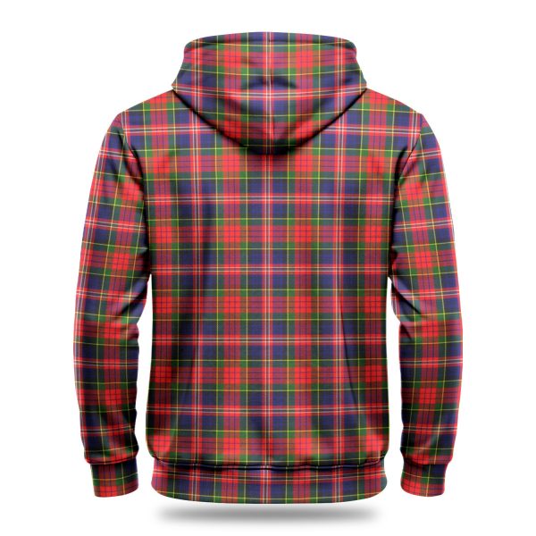 MacPherson Modern Tartan Crest Hoodie Hot on Sale - Image 4