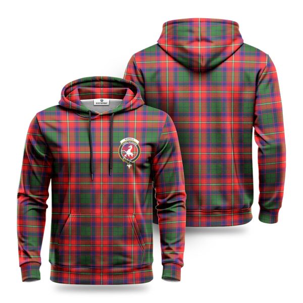 Riddell Tartan Crest Hoodie For Cheap