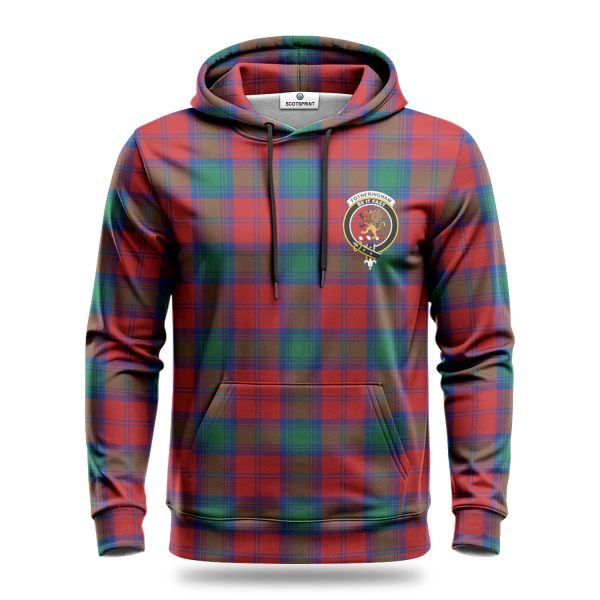 Fotheringham Tartan Crest Hoodie Cheap - Image 2