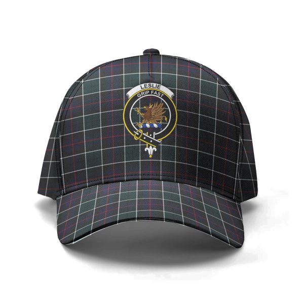 Leslie Hunting Modern Tartan Crest Classic Cap For Discount