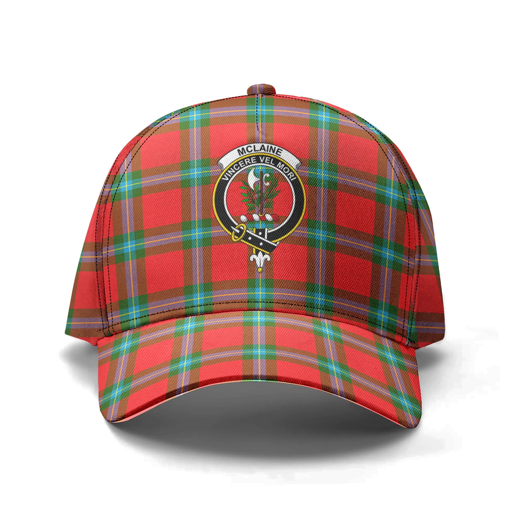 McLaine of Loch Buie Tartan Crest Classic Cap Cheap