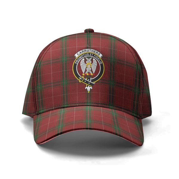 Carruthers Tartan Crest Classic Cap For Cheap