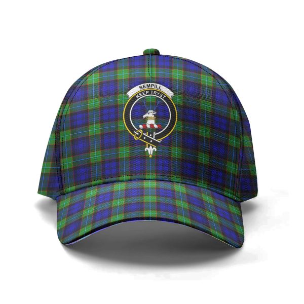 Sempill Modern Tartan Crest Classic Cap Online
