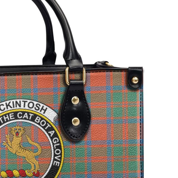 McKintosh Ancient Tartan Crest Leather Handbag Online Sale - Image 5