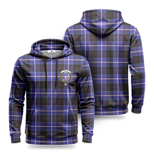 Dunlop Modern Tartan Crest Hoodie For Cheap