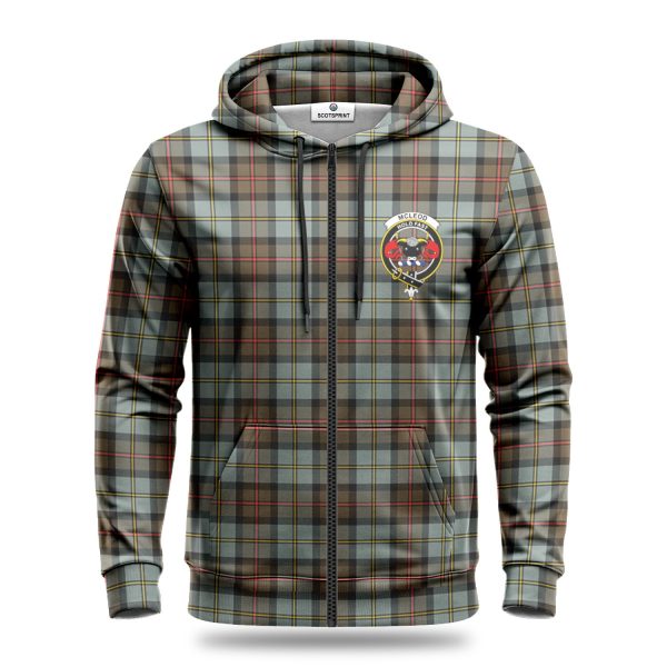 McLeod of Harris Weathered Tartan Crest Hoodie Fashion - Image 3