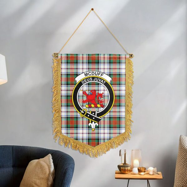 McDuff Dress Ancient Tartan Crest Wall Hanging Banner For Sale - Image 3