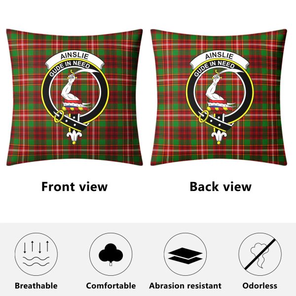Ainslie Tartan Crest Pillow Cover For Cheap - Image 4