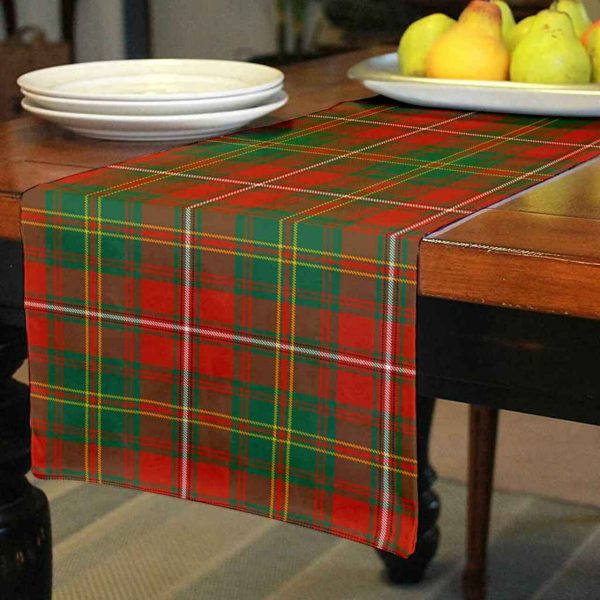 Hay Ancient Tartan Crest Table Runner - Cotton table runner Online Sale - Image 3