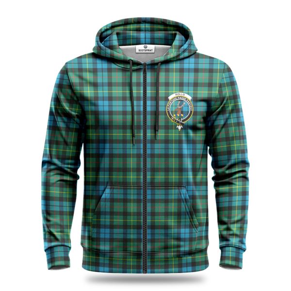 Rollo Ancient Tartan Crest Hoodie For Cheap - Image 3