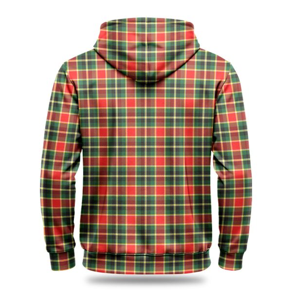 MacLachlan Hunting Modern Tartan Crest Hoodie Online - Image 4