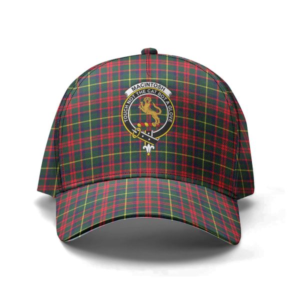 MacIntosh Hunting Modern Tartan Crest Classic Cap Cheap