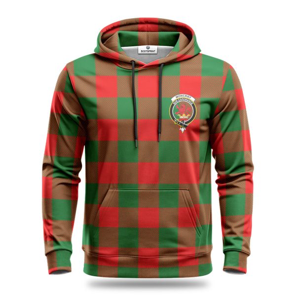 Moncrief Tartan Crest Hoodie For Discount - Image 2
