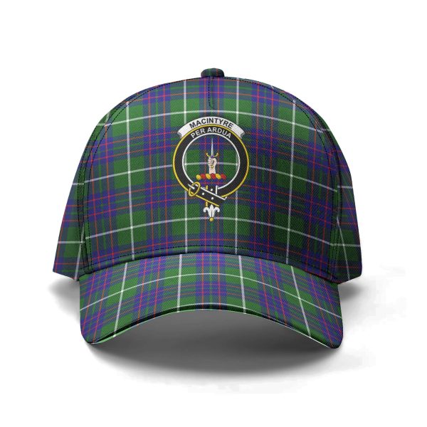 MacIntyre Hunting Modern Tartan Crest Classic Cap Cheap