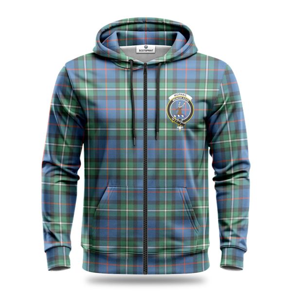 McPhail Hunting Ancient Tartan Crest Hoodie For Cheap - Image 3