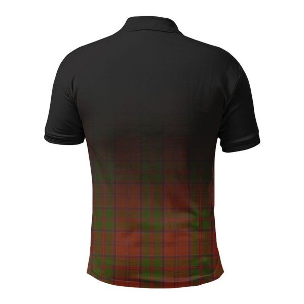 Drummond Clan Tartan Crest Polo Shirt - Thistle Black Style Cheap - Image 2