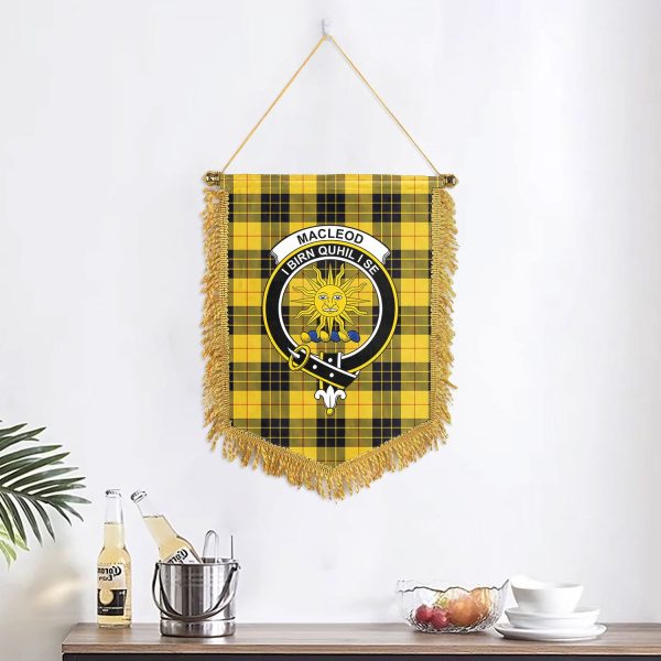 MacLeod of Lewis Ancient Tartan Crest Wall Hanging Banner Discount - Image 2