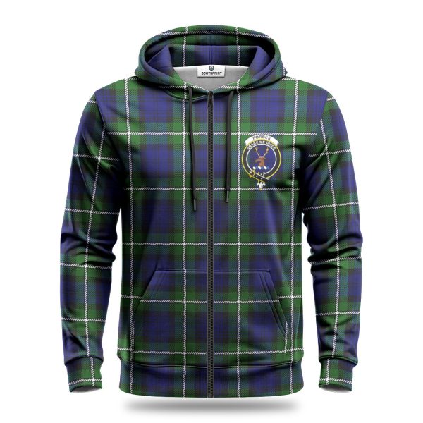 Forbes Modern Tartan Crest Hoodie Hot on Sale - Image 3