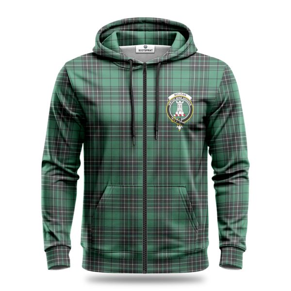 McLean Hunting Ancient Tartan Crest Hoodie Sale - Image 3