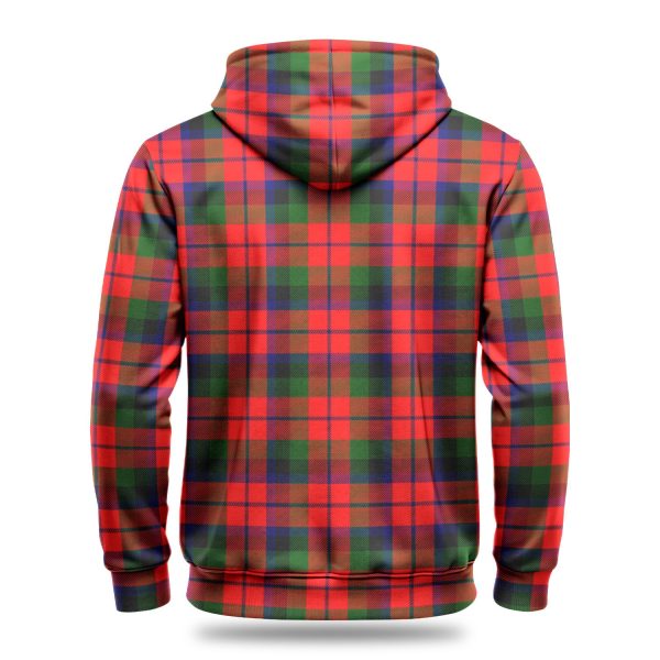 MacNaughten Tartan Crest Hoodie Online Hot Sale - Image 4